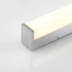 LED-badeværelseslampe Klea, 60 cm, krom, metal, IP44^Lindby Best