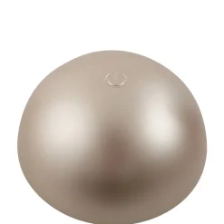 LED-batteridrevet bordlampe Pippin, guld/travertin, IP44^Lindby Discount