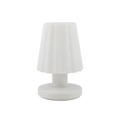 Lindby LED-bordlampe Jovem, hvid, plast, RGB