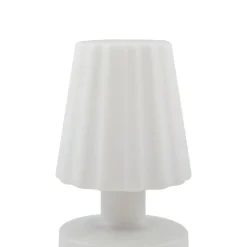 Lindby LED-bordlampe Jovem, hvid, plast, RGB