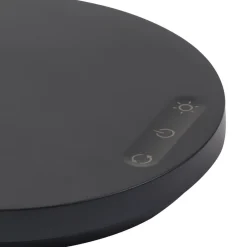 Lindby LED-bordlampe Maori, sort, CCT, metal, dæmpbar