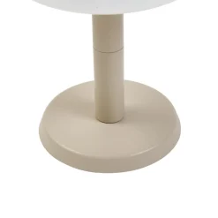 LED-bordlampe Mikkel, beige, dæmpbar, 7 cm^Lindby Online