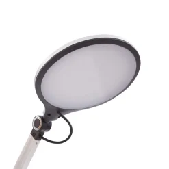 LED-bordlampe Nyxaris, sølv, metal, CCT, 50 cm^Lindby