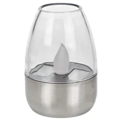 Lindby LED-bordlampe Pedas, sæt med 10, grå