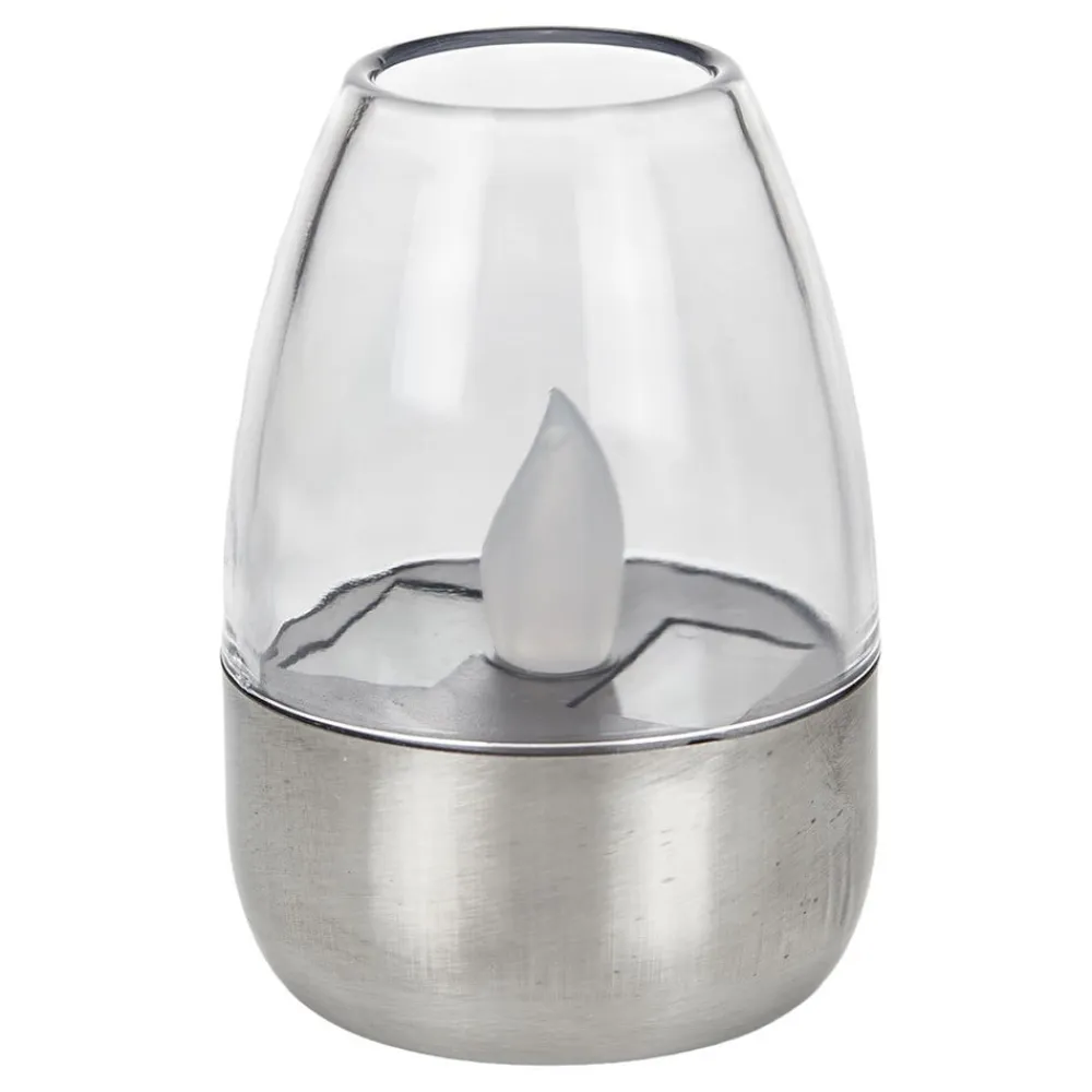 Lindby LED-bordlampe Pedas, sæt med 10, grå