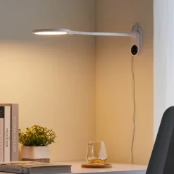 Lindby LED-bordlampe Valtaria, hvid, CCT, dæmpbar