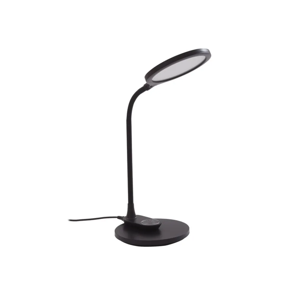 Lindby LED-bordlampe Valtaria, sort, CCT, dæmpbar
