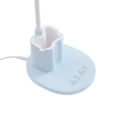 LED-bordlampe Zephyra, blå, CCT, dæmpbar^Lindby Discount