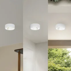 LED-downlight Siaka, hvid, metal, Ø 5 cm, IP65^Lindby Hot