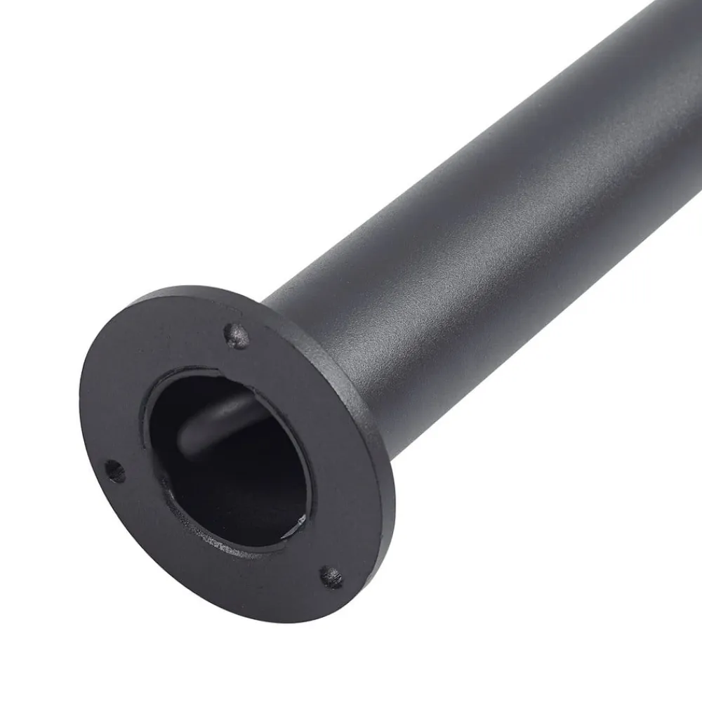 Lindby LED-gadelampe Amila, sort, aluminium, IP54