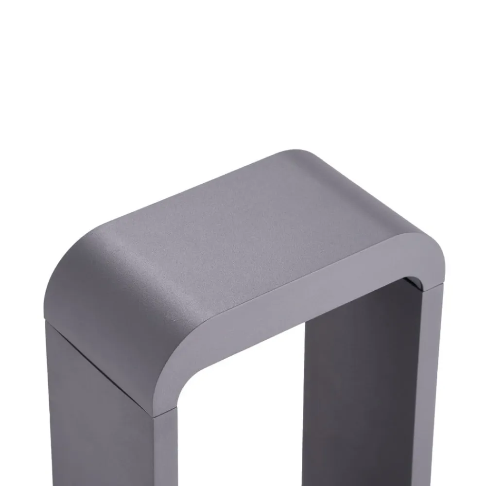 Lindby Terrassebelysning|Gadebelysning>LED-gadelampe Darko, 100 cm, grå, metal, IP54