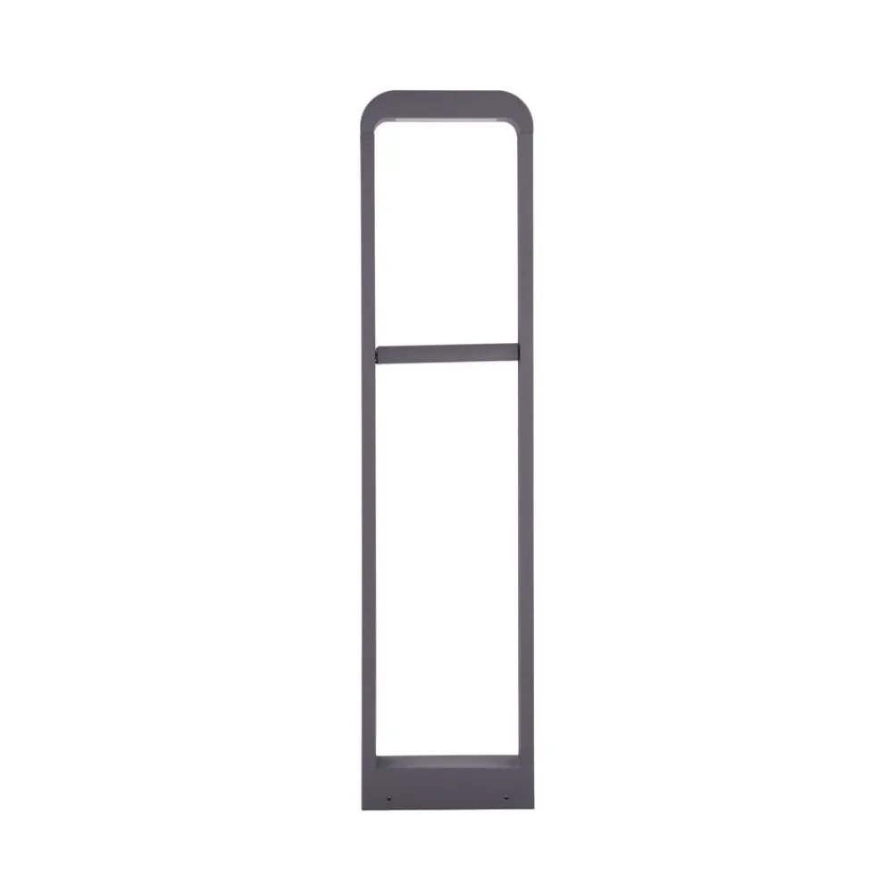 Lindby Terrassebelysning|Gadebelysning>LED-gadelampe Darko, 80 cm, grå, metal, IP54