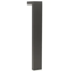 Lindby LED-gadelampe Dionys, højde 70 cm, antracit, metal