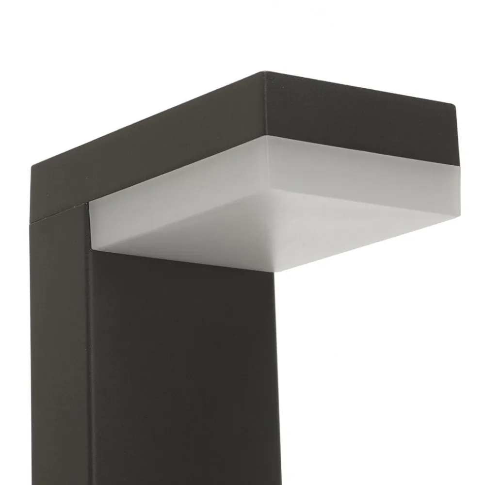 Lindby LED-gadelampe Dionys, højde 70 cm, antracit, metal