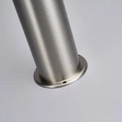 Lindby LED-gadelampe Lanea, 60 cm, grå, sensor, IP44