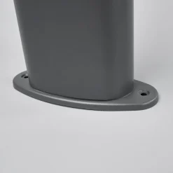 Lindby LED-gadelampe Marius, 80 cm, antracit, sensor