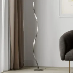 LED-gulvlampe Criostal, RGBW, dæmpbar, fjernbetjening^Lindby Outlet