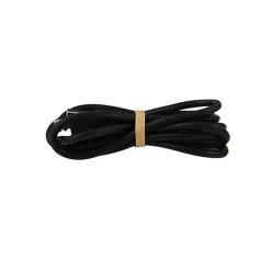 Lindby LED-gulvlampe Isason, sort, aluminium, Ø 11 cm