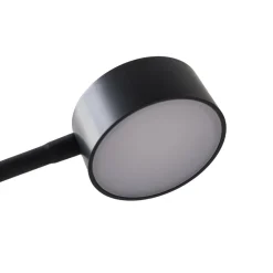 Lindby LED-gulvlampe Maori, 140 cm, sort, CCT, dæmpbar