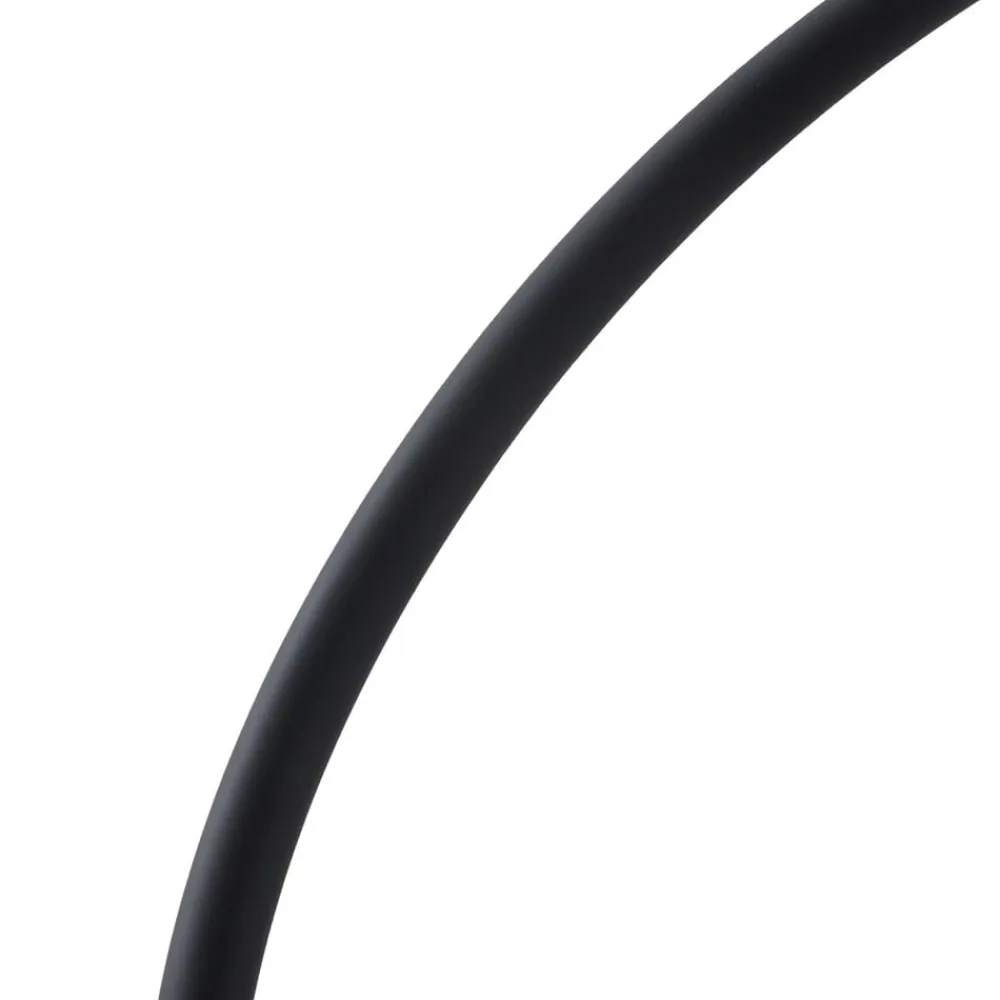 Lindby LED-gulvlampe Maori, 140 cm, sort, CCT, dæmpbar