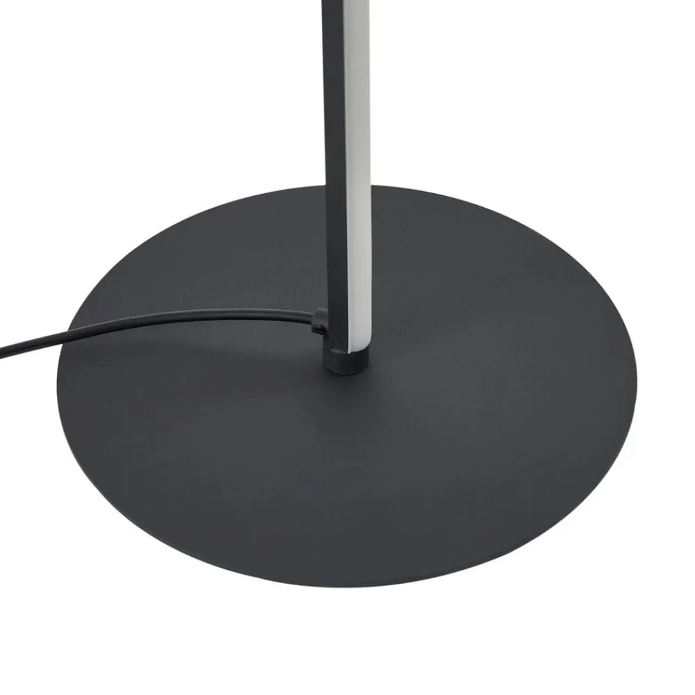 Lindby LED-gulvlampe Pajaro, 130 cm, sort, CCT, dæmpbar