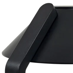 LED-lampe med jordspyd Capelo, sort, metal, 77 cm^Lindby Best