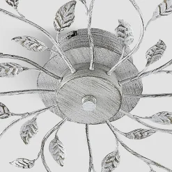 Lindby LED-loftlampe Bolonia, bronze/hvid, Ø 80 cm