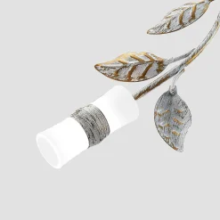 Lindby LED-loftlampe Bolonia, bronze/hvid, Ø 80 cm