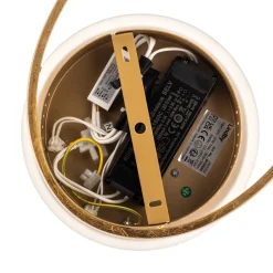 LED-loftlampe Dorle, Ø 60 cm, guld, aluminium^Lindby Sale