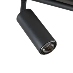 LED-loftlampe Eldrin, 6 lyskilder, spots, sort^Lindby New