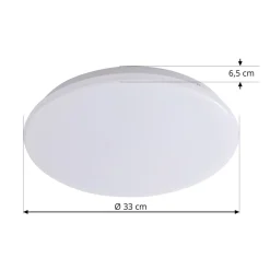 LED-loftlampe Eovi, Ø 33 cm, hvid, 3.000 K, rund^Lindby Sale