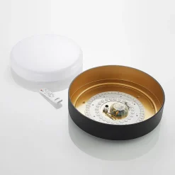 LED-loftlampe Gracjan, sort, metal, CCT, Ø45cm^Lindby Sale