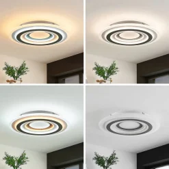 Lindby Loftlamper|Loftlamper>LED-loftlampe Jazmina, 50 cm, CCT, fjernbetjening