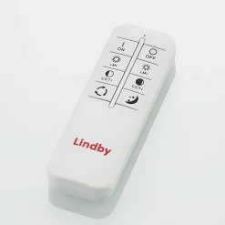 LED-loftlampe Lanira, Ø 60 cm, træ, fjernbetjening, CCT^Lindby Sale