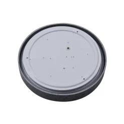 Lindby LED-loftlampe Manala, betongrå, RGB, CCT, fjernbetjening