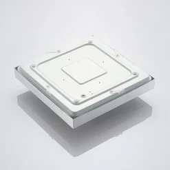 LED-loftlampe Mirco, 32 cm, kantet, aluminium^Lindby Sale