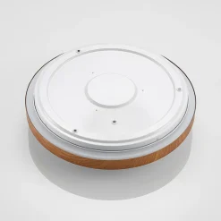 LED-loftlampe Mynte, Ø42cm, trælook, plast^Lindby Online