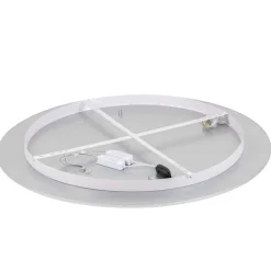 Lindby LED-loftlampe Narima, 4.000 K, Ø 100 cm, sølv