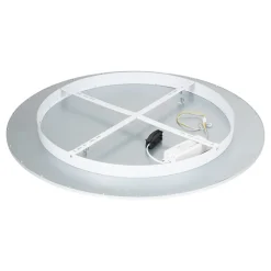 LED-loftlampe Narima, CCT, Ø 80 cm, sølv^Lindby Outlet