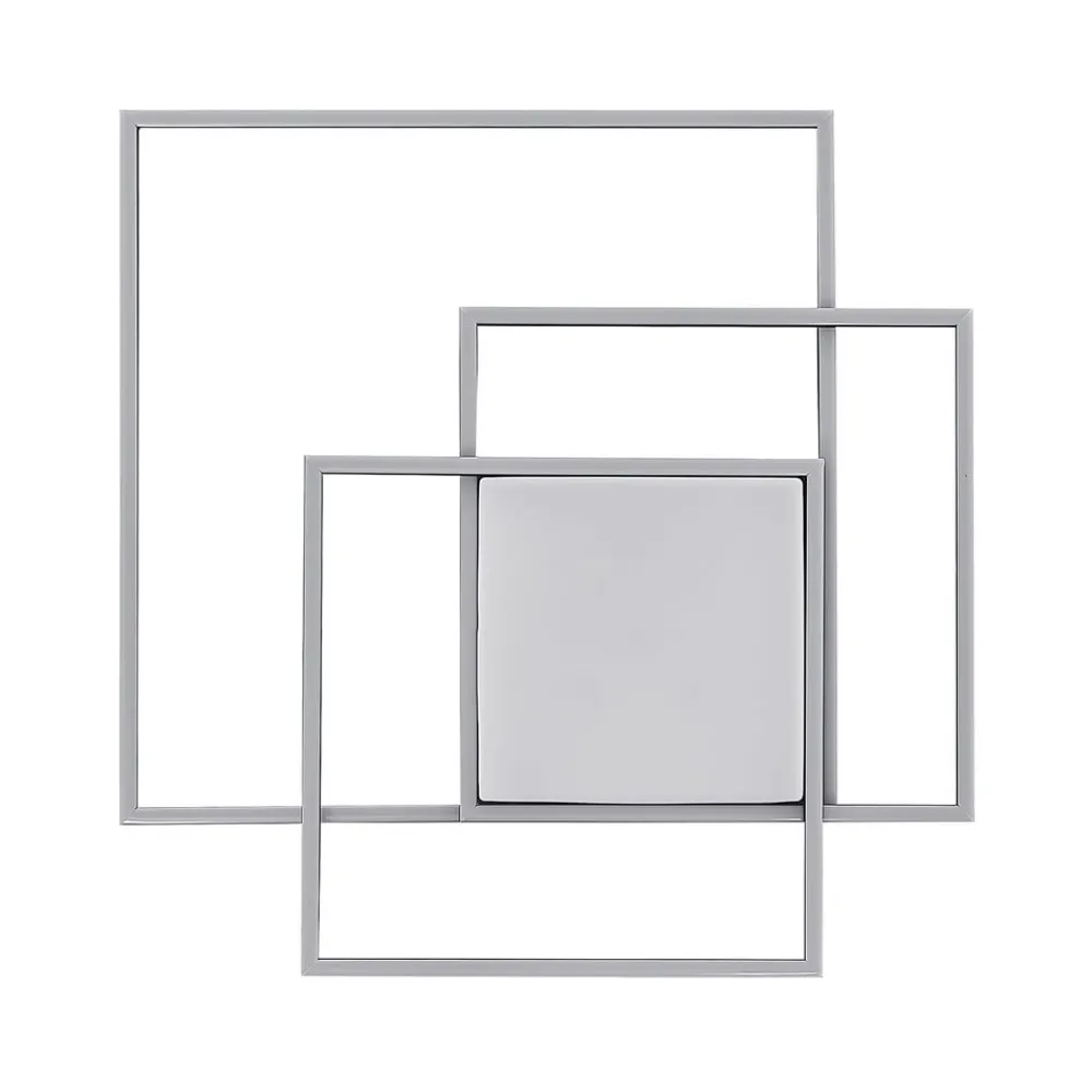 LED-loftlampe Nelinka, 60 cm, sort, aluminium^Lindby Outlet