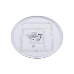 LED-loftlampe Orbi, 48 cm, blå/hvid, plast^Lindby Best