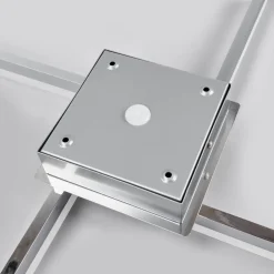 LED-loftlampe Patrik, 59 cm, 4 lyskilder, krom, IP44^Lindby