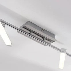 Lindby LED-loftlampe Pilou, 6 lyskilder, dæmpbar, krom