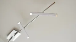 Lindby LED-loftlampe Pilou, 4 lyskilder, dæmpbar, krom