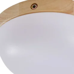 Lindby LED-loftlampe Pilvi, plast, sky, 50 cm