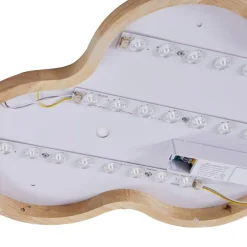 Lindby LED-loftlampe Pilvi, plast, sky, 50 cm