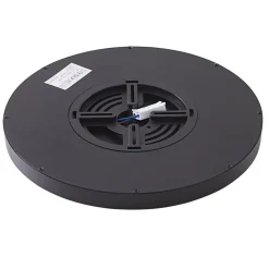 Lindby LED-loftlampe Pravin, Ø 23 cm, CCT, sort