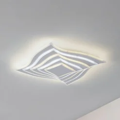 Lindby Gang|Loftlamper>LED-loftlampe Rebeka, 47x47cm, CCT, fjernbetjening