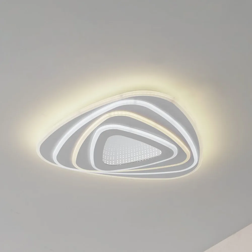 LED-loftlampe Rebeka, 48x49cm, CCT, fjernbetjening^Lindby Hot