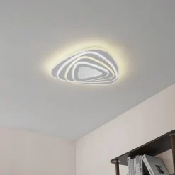 LED-loftlampe Rebeka, 48x49cm, CCT, fjernbetjening^Lindby Hot